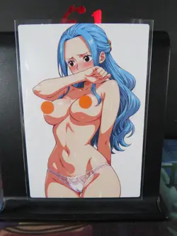 Nefertari Vivi One Piece Custom Art Card NM Anime Sexy Waifu CCG Collectible - Image 1