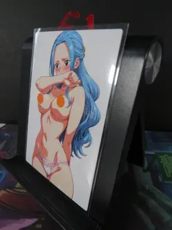 Nefertari Vivi One Piece Custom Art Card NM Anime Sexy Waifu CCG Collectible - Image 2