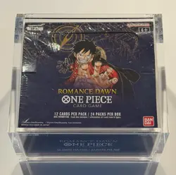 One Piece TCG OP-01 English Romance Dawn Blue Bottom Booster Box NEW SEALED - Image 1