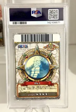 !! POP 1 !! 2010 One Piece Onepy Berry Match Bartholomew Kuma FOIL PSA 10 - Image 2