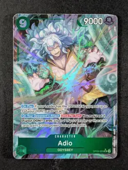 2024 One Piece ADIO #OP09-023 Emperors in the New World Alt Art Super Rare - Image 1