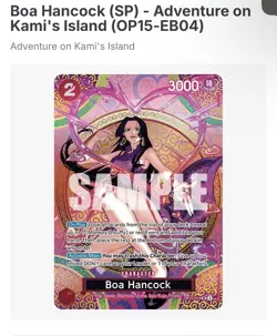Bandai Boa Hancock SP Special Adventure on Kami's Island OP12-014 One Piece CCG - Image 5