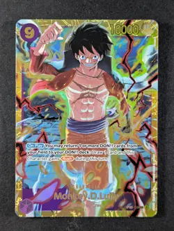 2024 One Piece MONKEY.D.LUFFY OP09-119 Emperors in the New World Secret Rare (B) - Image 1