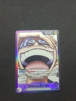 One Piece Monkey.D.Luffy Op09-061 L Alt. Art Emperors in the New World English - Image 2