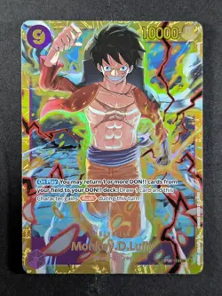 2024 One Piece MONKEY.D.LUFFY #OP09-119 Emperors in the New World Secret Rare - Image 1