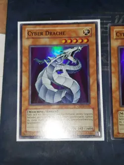Yugioh! 3x Cyber Dragon CRV-DE015 Super Rare German Playset Near Mint - Exc - Image 2