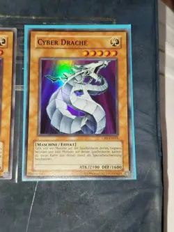 Yugioh! 3x Cyber Dragon CRV-DE015 Super Rare German Playset Near Mint - Exc - Image 4