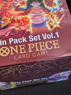 One Piece Tin Pack Set Vol. 1 Display OP10 Royal Blood Sealed ENGLISH NEW - Image 2