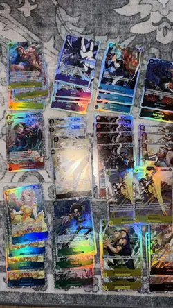 One Piece OP-15 SR lot x40: Rebecca/Gin/Brook/Sabo/Krieg/Enel/Wyper/Zoro/Koby ++ - Image 2