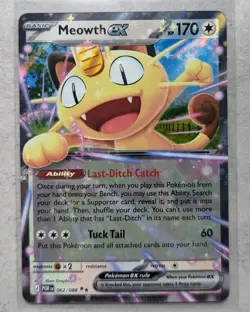Meowth Ex 062/088 - Perfect Order - Double Rare - Pokemon TCG - NM - Image 1
