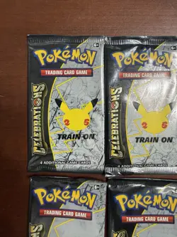 Pokemon TCG: Sword & Shield- (4) CELEBRATIONS Booster Packs- NEW/FACTORY SEALED - Image 5