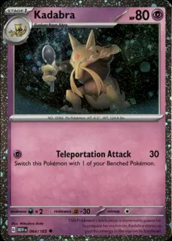 Kadabra - (Cosmos Holo) Holo Promo Miscellaneous Cards & Products 064/165 NM - Image 1