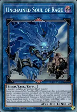 Unchained Soul Of Rage - Collector's Rare 1st Edition RA02-EN041 - NM - YuGiOh - Image 1