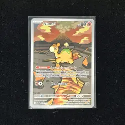 Pokemon Numel 223/165 151 Set Fire Basic 80 HP English Trading Card - Image 1