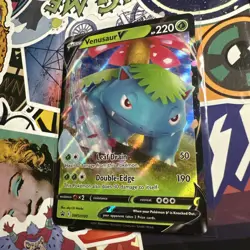 Pokemon Venusaur V SWSH100 Sword & Shield Promo Foil 220 HP Basic Card - Image 1