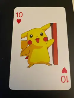 Pikachu 10 - Pokemon Playing Cards 25th Anniversary Japanese Pocket Monsters - Image 1