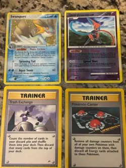 pokemon cards mixed holo lot, Swampert 11/106, Jirachi 26/146 - Image 1