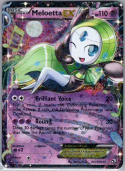Meloetta EX RC11/RC25 Legendary Treasures - Pokemon Card - NM - Image 1