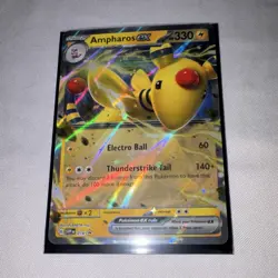 Pokemon TCG Ampharos EX Promo Holo 330 HP 016 Scarlet Violet Stage 2 Card - Image 1