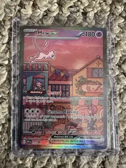Pokemon Mew EX 053 Sv: Scarlet & Violet Promo Full Art Holo Promo Card English - Image 1