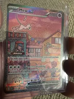 Pokemon Mew EX 053 Sv: Scarlet & Violet Promo Full Art Holo Promo Card English - Image 3