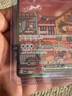 Pokemon Mew EX 053 Sv: Scarlet & Violet Promo Full Art Holo Promo Card English - Image 4