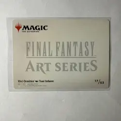 Vivi Ornitier Art Card (Gold-Stamped Signature) - Art Series: FINAL FANTASY (AAF - Image 2