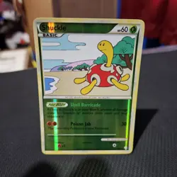 Shuckle Pokemon TCG Heartgold And Soulsilver Reverse Holo Rare Card #11/123 - Image 1