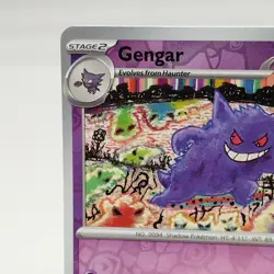Gengar Pokemon Scarlet & Violet 151 94/165 MEW EN Reverse Holo Card Near Mint NM - Image 2