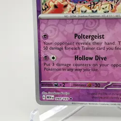 Gengar Pokemon Scarlet & Violet 151 94/165 MEW EN Reverse Holo Card Near Mint NM - Image 4