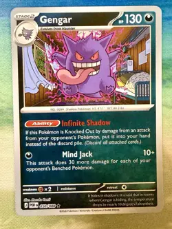 Gengar Perfect Order 050/088 Reverse Holo Rare Pokemon Card NM - Image 1