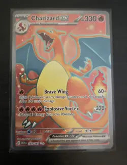 Pokemon Charizard EX Ultra Rare Sv: Scarlet & Violet 151 Card 183/165 NM - Image 1