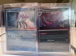 *DOUBLE Promo Bundle Gengar 050/088 GameStop Promo Pokemon card Suicune - Image 1