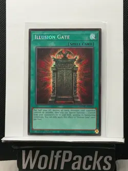 Yu-Gi-Oh! TCG Maze of Muertos - Spell Card Illusion Gate MZMU-EN023 Secret Rare - Image 1