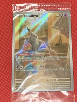 Mimikyu SVP 075 Paldean Fates Promo Sealed TCG Card - Image 2