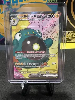 Pokemon Iono's Bellibolt EX SV09 172/159 Ultra Rare Holo 280 HP English Card - Image 1