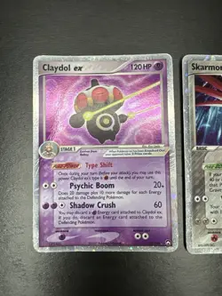 Pokemon EX Era Card Lot 3 Power Keepers Holo Claydol Skarmory Mightyena HP / DMG - Image 3