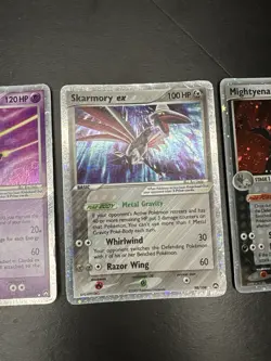 Pokemon EX Era Card Lot 3 Power Keepers Holo Claydol Skarmory Mightyena HP / DMG - Image 4