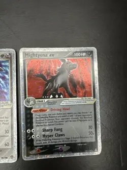 Pokemon EX Era Card Lot 3 Power Keepers Holo Claydol Skarmory Mightyena HP / DMG - Image 5