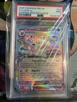 PSA 9 MINT Sylveon Ex 041/131 SURPRISE BOX EXCLUSIVE PROMO Pokemon Card - Image 1