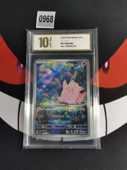 Clefairy AR 086/080 M3 Nihil Zero Pokemon Card Japanese-Pyxis gold 10 - Image 1