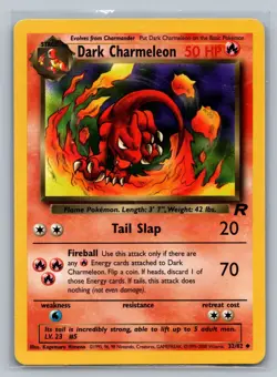 Dark Charmeleon Team Rocket #32/82 Uncommon Pokemon Card - Image 1