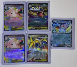 Mega Evolution Perfect Order Double Rare 5 Card Pokemon Ex Lot - Image 1