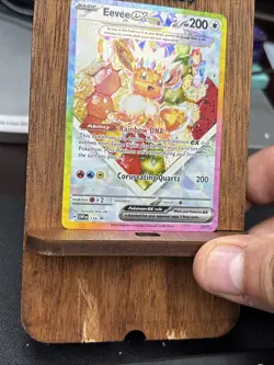 Eevee ex 174 Scarlet & Violet Promo Cards Holo Black Star Prismatic Evolutions - Image 2