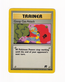 Goop Gas Attack 78/82 Team Rocket Unlimited Pokemon Card Vintage Light Played LP - Image 1