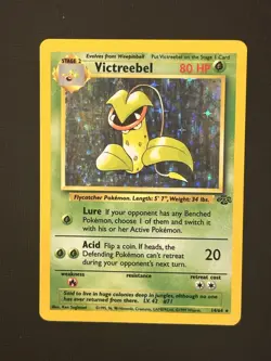 Victreebel - 14/64 - Pokemon Jungle Unlimited Holo Rare Card WOTC LP - Image 1