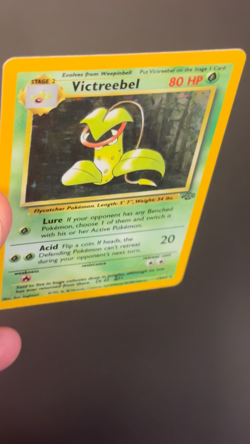 Victreebel - 14/64 - Pokemon Jungle Unlimited Holo Rare Card WOTC LP - Image 2
