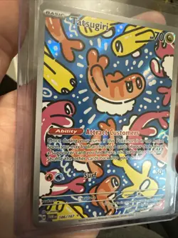 Pokemon TCG Tatsugiri Twilight Masquerade Illustration Rare Card 186/167 - NM - Image 2