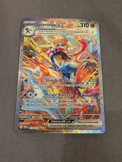 Greninja EX Twilight Masquerade Special Illustration Card 214/167 Excellent Cond - Image 2