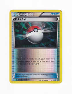 Poke Ball 97/114 Reverse Holo 2011 Black and White Pokemon Card Light Played LP - Image 1